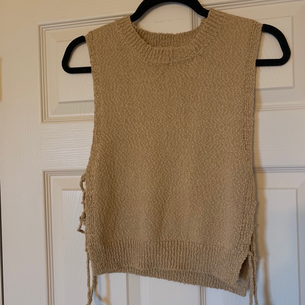 Knit tank top